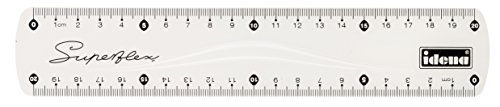 Preisvergleich Produktbild Idena 20009 - Lineal 20 cm, Superflex, biegsamer Kunstoff, transparent, 1 Stück