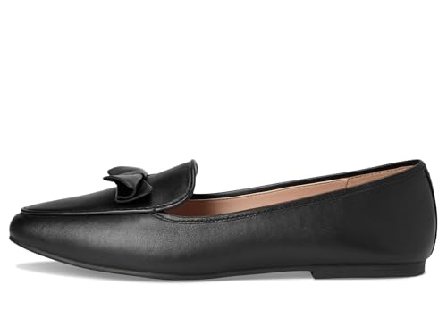 Cole Haan Cole Haan Women's Payson Soft Bow Loafers, Black Leather, 9.5-B US