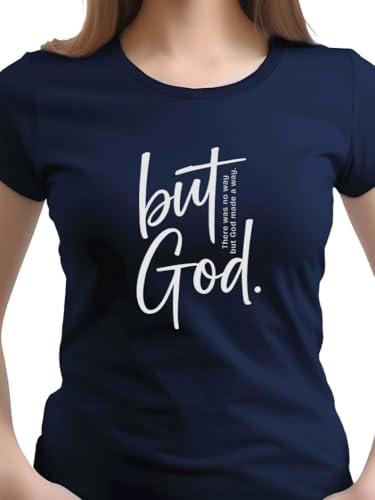 Image of XENOVAURBAN Women Cotton Printed Regular Fit T-Shirt | Stylish Round Neck Graphic Tshirt - WRN-BUTGOD1