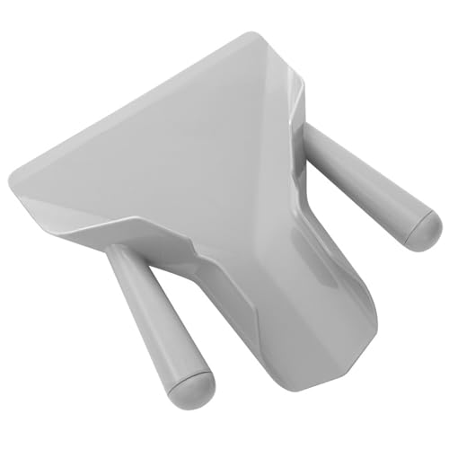 TCPENG® French Fry Scoop, Dual Handle French Fry Bagger Scoop, Popcorn Scoop for Popcorn Machine, Commercial Fry Bagger Scooper, Food French Fries Shovel Fry Scoop