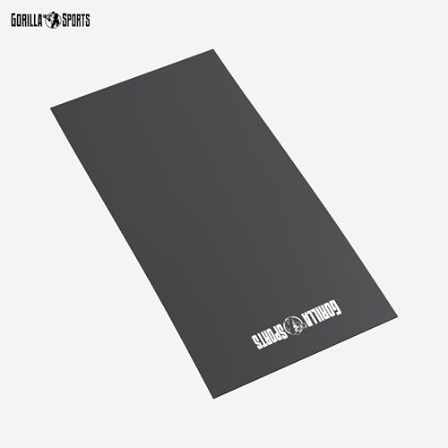GORILLA SPORTS® Tapis de Protection de Sol - 180/120 x 60 x 0,6 cm, PVC, Antidérapant, Noir - Tapis pour Équipement de Fitness, Appareils de Musculation, Sport, Maison (Noir, 120 x 60 x 0,6 cm) – vue 6