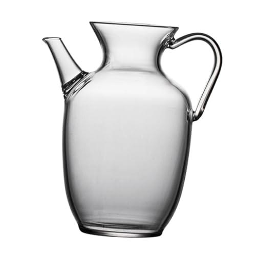 GLSTOY 小型耐熱ガラスティーポット 軽量で実用的な家用茶器 抗熱ハンドル付き 緑茶 花茶 果実茶対応