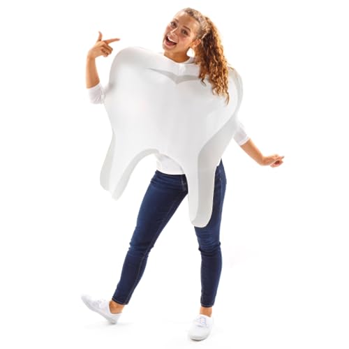 Hauntlook Sweet Tooth Costume Outfit - One Piece, Adult Size Halloween Costumes for Women and Men - Funny Costumes for Adults Made Of Wrinkle and Shrink Resistant Polyester - 1ct