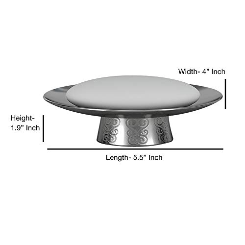 Nu Steel 7-Piece Mercury Glass Bathroom Accessory Set, Patchwork, Mercury/Shiny #TOP4