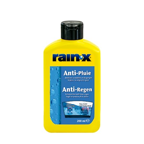 Rain-X Anti-Pluie – Protection Hydrofuge Innovante pour Pare-Brise – Améliore la Visibilité et Facilite le Nettoyage – 200 ml