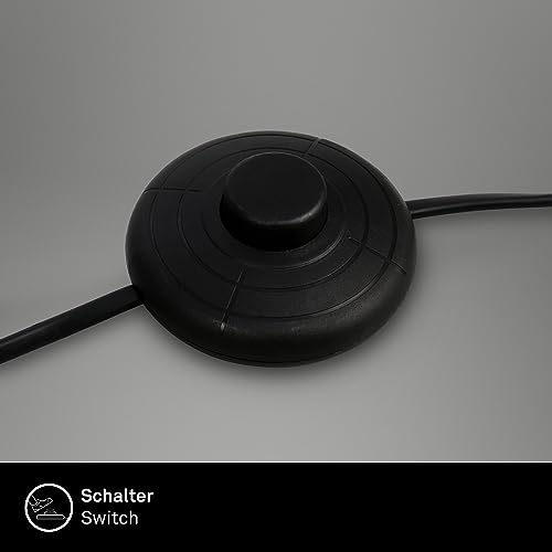 Briloner Lampada Da Terra 1486025 2 Luci Paralume Fumè - 6