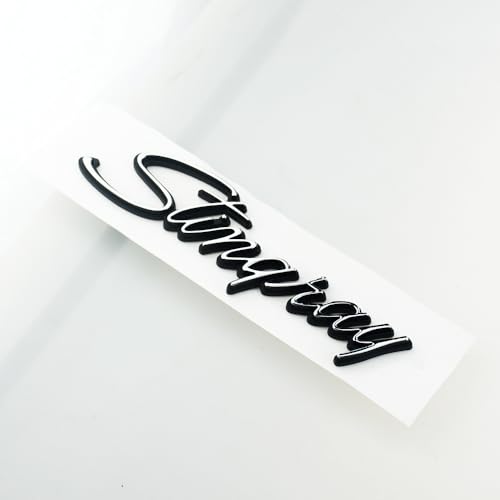 Image of Pair Set Stingray Emblems 3D Badges Front Fender Trim Parts Replacement for 69-73 Corvette C3 (Silver)