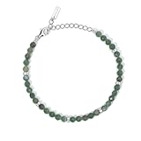 Mabina Gioielli - Pulsera de plata con jade verde - 533663