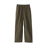 無印良品 婦人 撥水 ユーティリティイージーワイドパンツ レディース BE220A6A カーキグリーン M