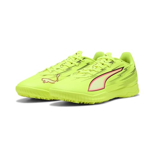 Puma Ultra 6 Play TT - Scarpa da Calcio Unisex, Colore: Giallo Alert Nero-incandescente Rosso-Lime, Taglia 40, Yellow Alert Puma - Spremere con Lime, Colore: Nero, 42 EU