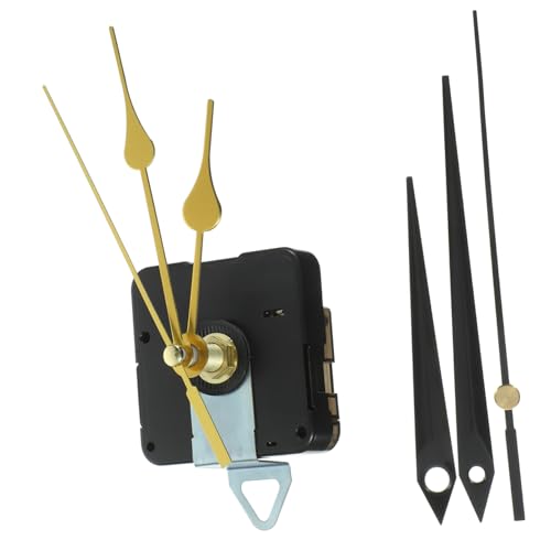 TOBBOMEY 1 Set Silent Clock Movement Mechanism Kit with Clock Hands Battery Powered DIY Replacement Accurate and Dependable Easy Installation All