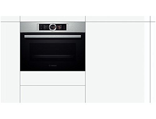 BOSCH Backofen Einbau-Backofen aus Edelstahl mit Dampfgarer CSG656RS1
