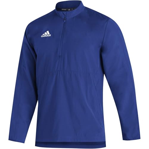 ロン adidas Men's Aeroready Sideline 21 Woven ? Zip Long Sleeve