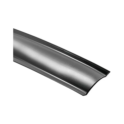 RecPro 1" RV Vinyl Trim Insert | UV Protection | Roof Trim (100', Black) Cover