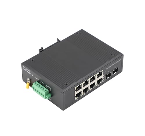 Convertisseur de média industriel pour connecter le réseau fibre optique d'un grand entrepôt