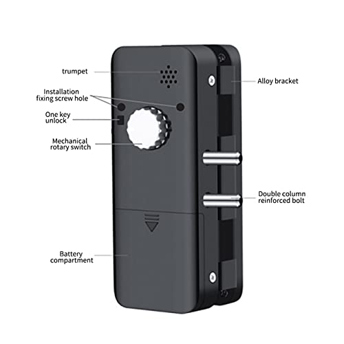 Serrure électronique biométrique RFID pour porte en verre Tuya Bluetooth