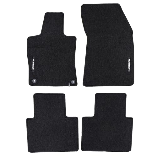 FROGUM Horizon Tapis Auto Velour Moquette pour Citroën C5X Depuis 2021| Inodores | avec Fixations | Pratiques et élégants