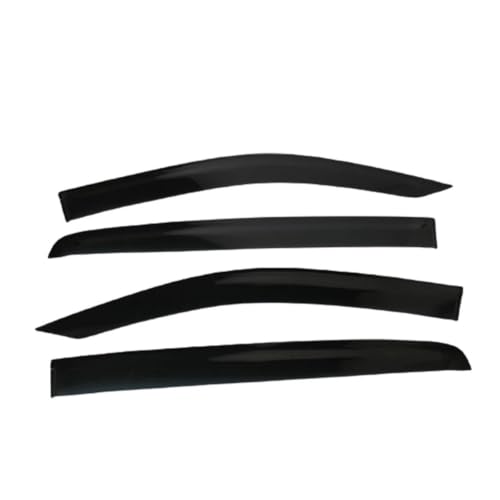 Visières ventilation Isuzu Mux 2014-2019 bouclier pluie solaire premium rigide
