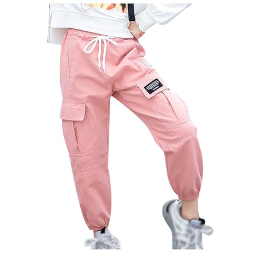 Girls Pants Soft Knitted Leggings Comfortable Joggers Stylish Harem Pants for Toddler Breathable Drawstring