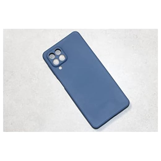 Capa Silicone premium para Novo Samsung Galaxy M53 - Azul Escuro
