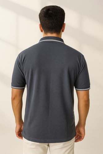 Image of Dollar Pack of 1 Men's Cotton Polo T-Shirt with Classic Collar