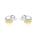 Angel caller Fashion Cute Jewelry 925 Sterling Silver Lucky Elephant Stud Earrings for Women Girls (Elephant 4)