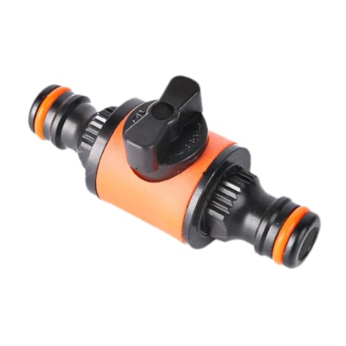 ycezw Adaptador de manguera para manguera de jardín, conector adaptador de manguera de agua, acoplamiento de manguera de conexión rápida, conexiones de manguera de jardín de doble vía, válvula de