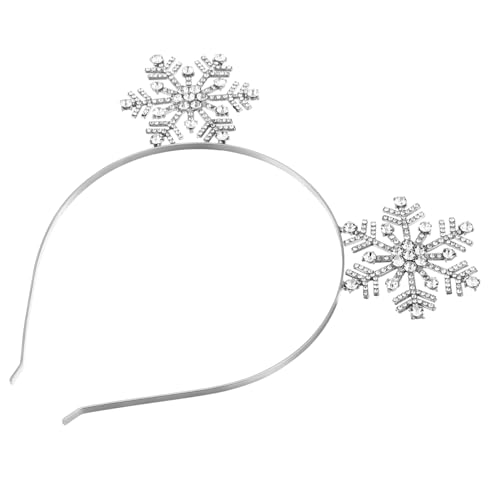 Lot de 3 bandeaux de Noël à strass et serre-têtes à paillettes pour coiffure festive