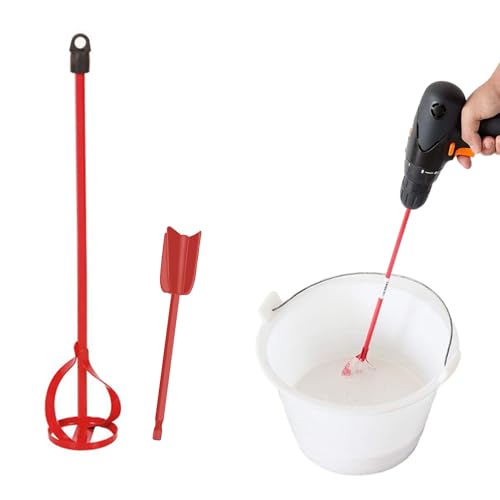 LQUCWEPP - Lqucwepp 2PCS Paint Mixer for Drill, Grout, Thinset, Plaster, Mud, Cement Mixer Stirring Paddle,Paintingtool for All Standard Drill Bits Easy Clean - -7%