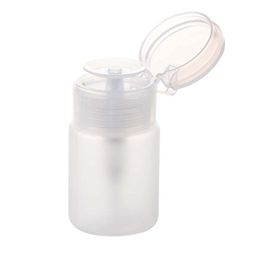 SameeHome 70ml Nail Art Maquillaje Polaco Plástico Botella Dispensador Removedor