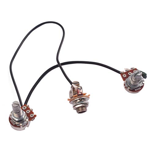 Milisten 3Pcs Kit de Harnais de Câblage de Guitare Potentiomètre de Guitare Pots à Cône Audio à Arbre Divisé avec… - Les Beatles, Paul McCartney, John Lennon, RIngo Starr, George Harrison Milisten 3Pcs Kit de Harnais de Câblage de Guitare Potentiomètre de Guitare Pots à Cône Audio à Arbre Divisé avec…