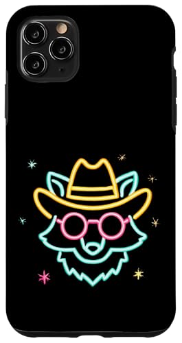 Cowboy Fox Face ���E���h�T���O���X �E�F�X�^���O���t�B�b�N �s���N �A�j�}�� �X�}�z�P�[�X iPhone 11 Pro Max �p