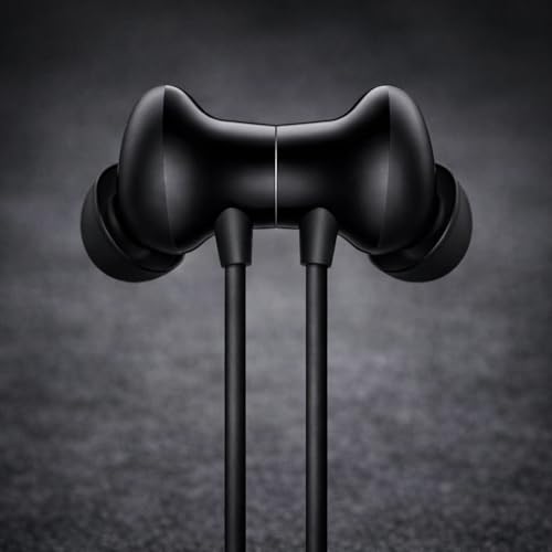 Image of Original for Oneplus Z2 ENC Bluetooth Wireless in Ear Neckband with Mic, Bombastic Bass, 10 Mins Charge - 38 Hrs Music, 13.6mm Driver, IP55 Dust & Water Resistant, Booming Black