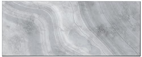 Panorama Crédence Adhésive Cuisine Marbre Gris 60x100 cm - Crédence Adhésive pour Cuisine - Protege Mur Cuisine - Crédence Adhésive Cuisine - Protection Anti Eclaboussure Cuisine