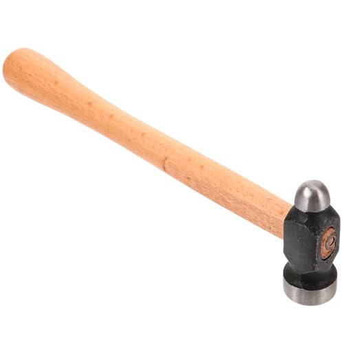 HOMOCONO Sturdy Wooden Mallet Hammer Round Head Tool for Woodworking and Installation Projects