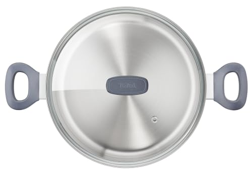 Miniatura 4 de Tefal Cacerola Daily Cook 24 Cm - Cacerola De Acero Inoxidable, Base Reforzada, Aptas Para Todo Tipo De Cocinas Incluido Inducción, Gran Conductividad Y Resistencia Con Materiales Reciclados