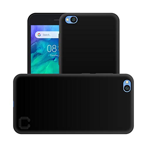 Image of Case Creation for Redmi Go 2019 Back case, Xiaomi Redmi Go Slim Flexible Smart Look case with 360 Camera All Angle Protection (Pure Black)