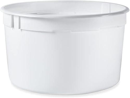 Vista 2 de ePackageSupply Contenedores de almacenamiento de alimentos de 1 galón (128 onzas) con tapas, recipientes de almacenamiento seguros para congelador