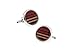 Boutons De Manchette,Manchette Ronde Couleur Unisexe Large Bande Epoxy Autocollant Ongle Classique Manchette Sleeve Shirt Costume Marié D'Accessoires De Mariage