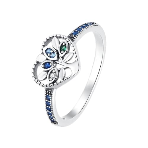 Argent sterling bague couronne avec breloque zircone colorée haut de gamme