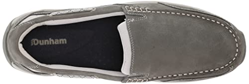 Dunham Men's Captain Venetian Boat Shoe, Grey, 14 X-Wide #TOP4
