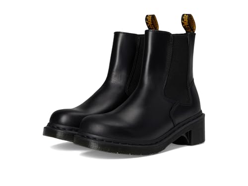 Dr. Martens Women's Alderstone Chelsea Heeled Boot, Black Orleans, 5UK, 7 US Women