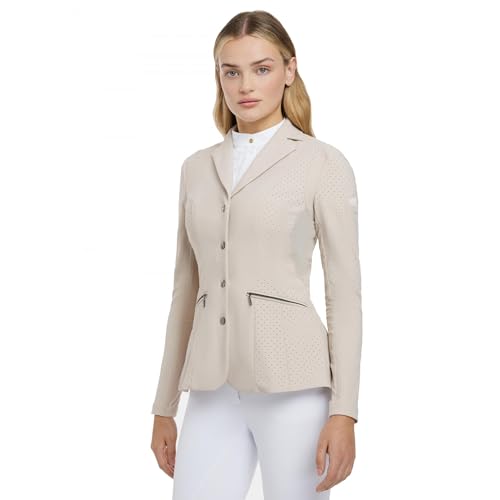 LeMieux Jessica veste de concours gris pierre vêtement équitation respirant femme
