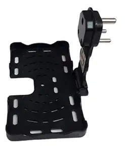Multi-Purpose Wall Holder Stand for Charging Mobile ( BLACK ) SAMRUKZONE MULTIHOLD can be used while charging electronic gadgets upto 7.25 