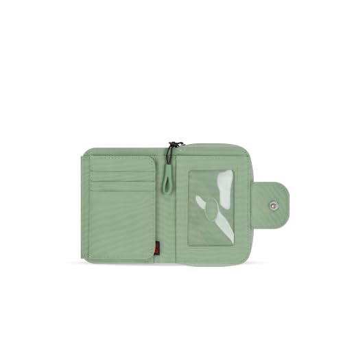 Image of Sherpani Barcelona, Nylon Bifold Zipper Pocket Wallet for Women, Travel Bag, RFID Protection