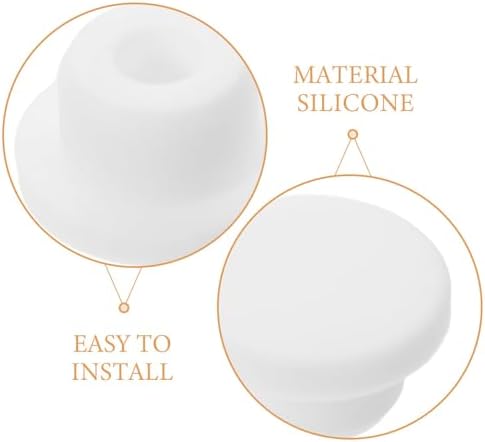 HAPINARY 4pcs Silicone Replacement Water Flosser Tank Stopper Plug with Tight Seal and Easy Installation for Home and Office Use, Compatible Oral Irrigator Water Tank Seal Plug - 2