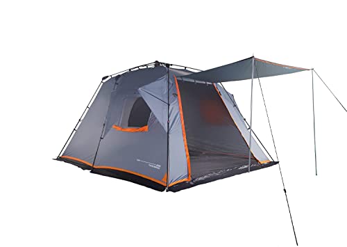 Lumaland Tenda familiare Where Tomorrow per 5 Persone con Tetto Parasole, Tenda istantanea Pop up - Ideale per Campeggio,...