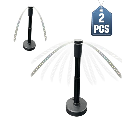 Preisvergleich Produktbild Wiederaufladbarer Fliegenschutz-Ventilator für den Innenbereich mit geräuschloser Klinge Einziehbarer Insektenschutz-Ventilator für den Außenbereich für Picknicks,Partys,Restaurants (2 Stück)