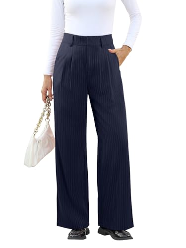 Image of NIMIN High Waisted Work Pants for Women Business Casual Outfits 2026 Office Dress Pants Trousers with Pockets