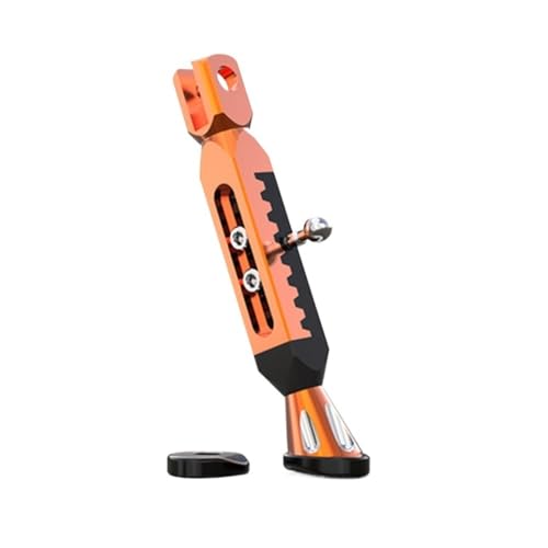 Béquille latérale universelle pour moto et scooter noire modèle Color11 en alliage
